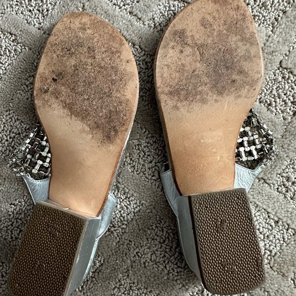 Stuart Weitzman Crystal Embellished Sandals - Picture 3 of 3